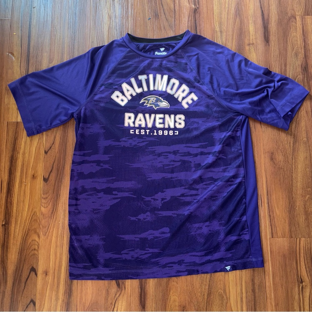 Ravens Purple Dry Fit Large Shirt